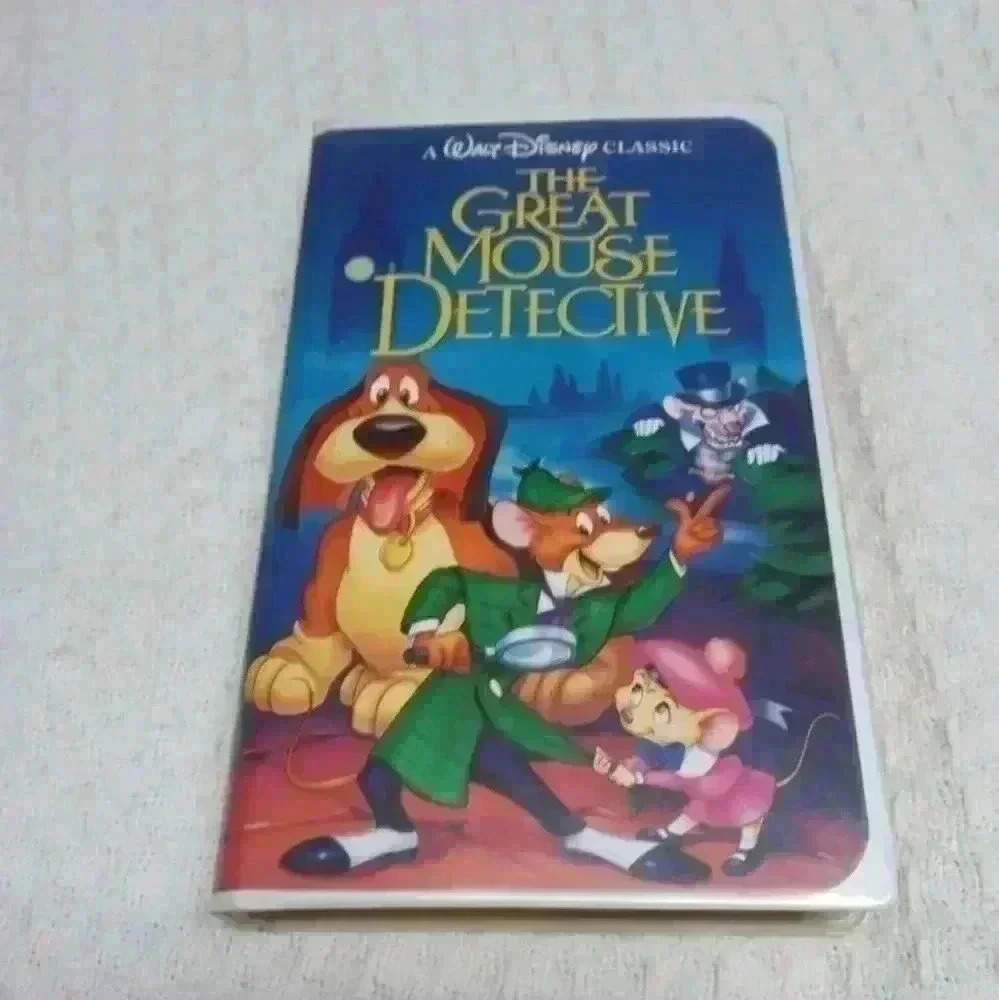 5/$25 A Walt Disney Classic The Great Mouse Detective VHS Black Diamond